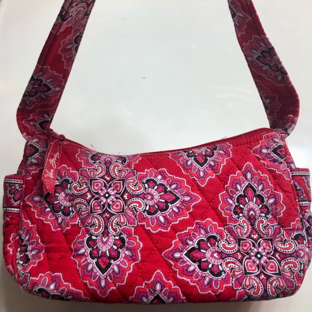 Vera Bradley red and black small purse